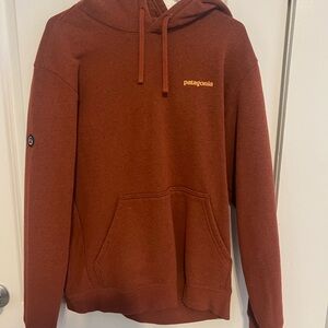 Patagonia Men's Orange Hoodie